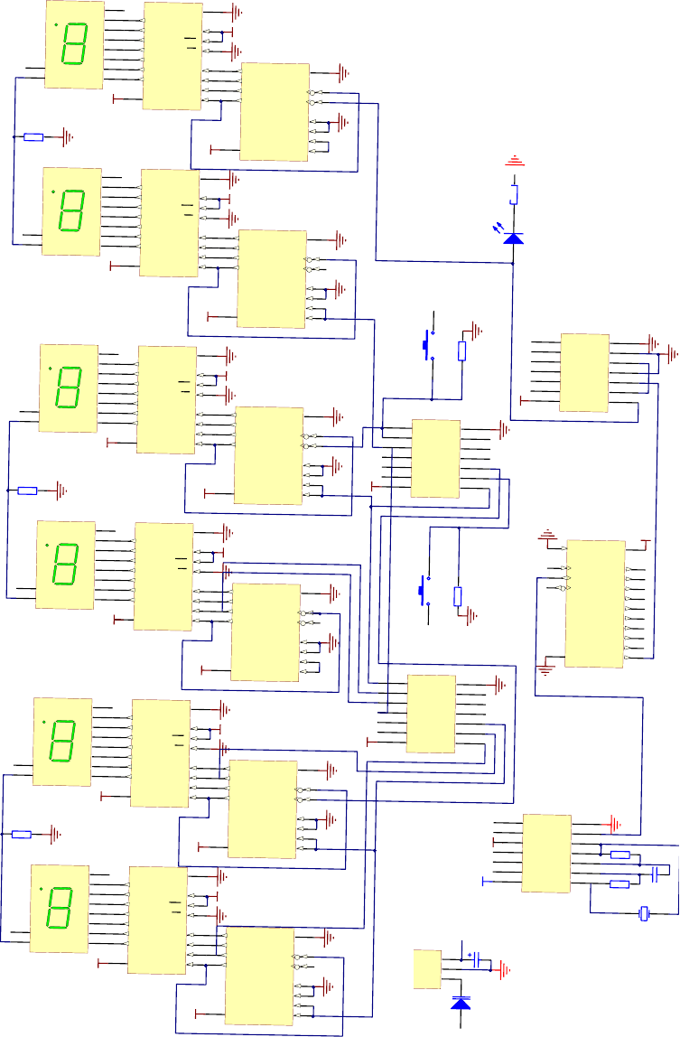 数字钟电路组成_mk50366数字钟电路_数字电路数字钟